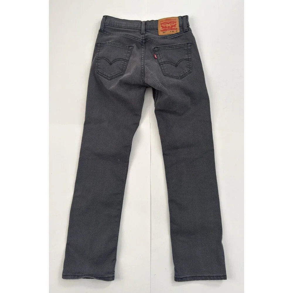 Levi’s 511 Slim Fit Men's Jeans Wash: Grey/Black 3D Style# 04511-2272 W28 L30